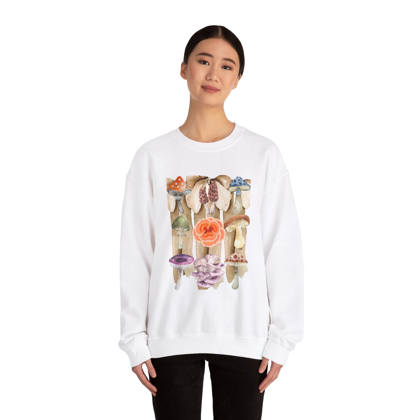 Mushroom Unisex Heavy Blend™ Crewneck Sweatshirt