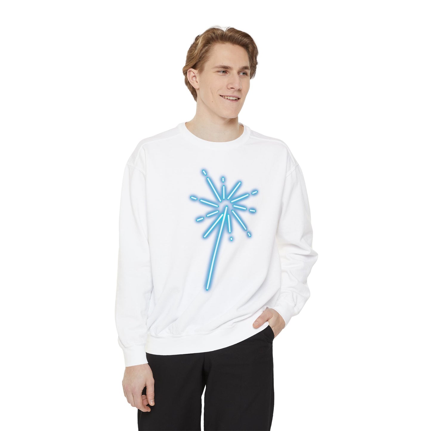 Blue Wishes Unisex Garment-Dyed Sweatshirt