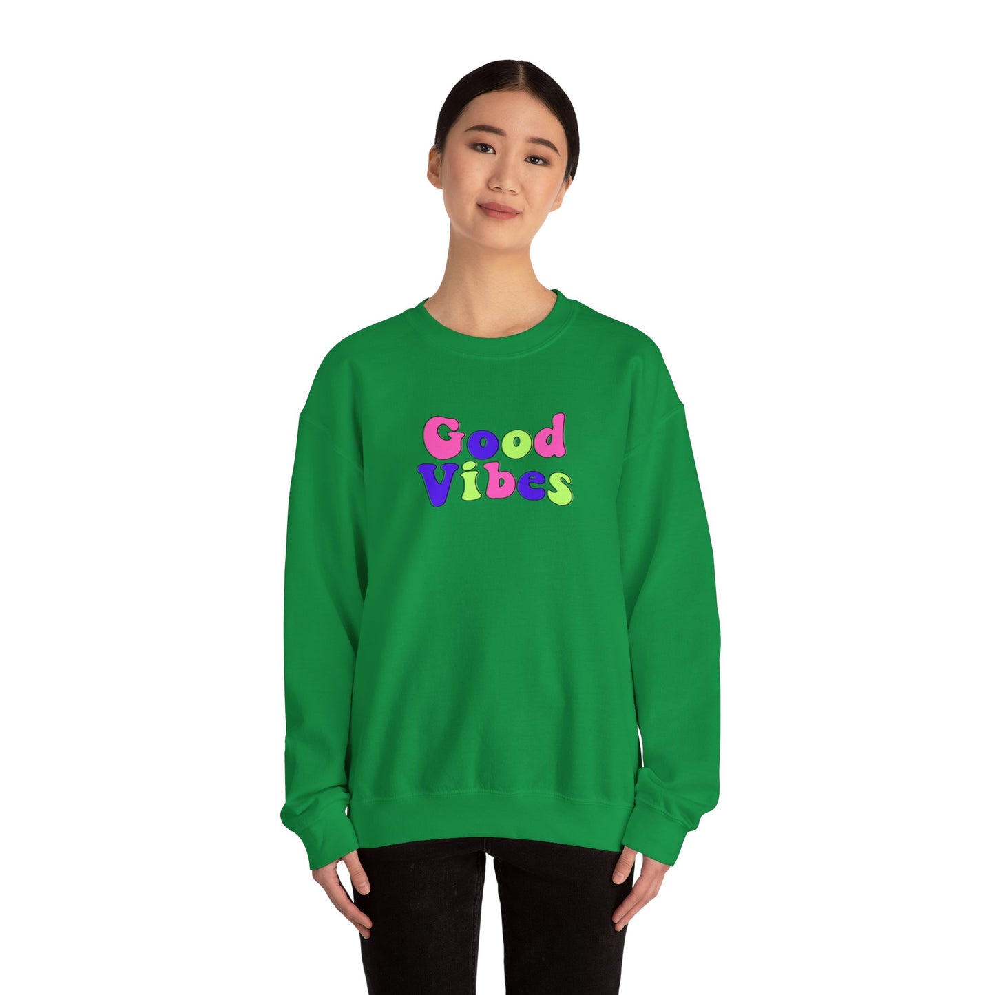 Good Vibes Unisex Heavy Blend™ Crewneck Sweatshirt