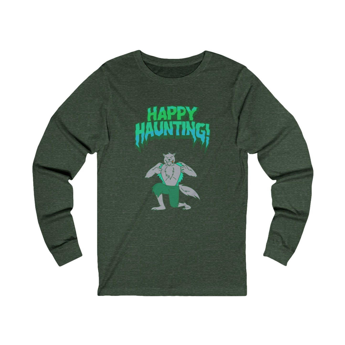 Haunting Werewolf Unisex Jersey Long Sleeve Tee