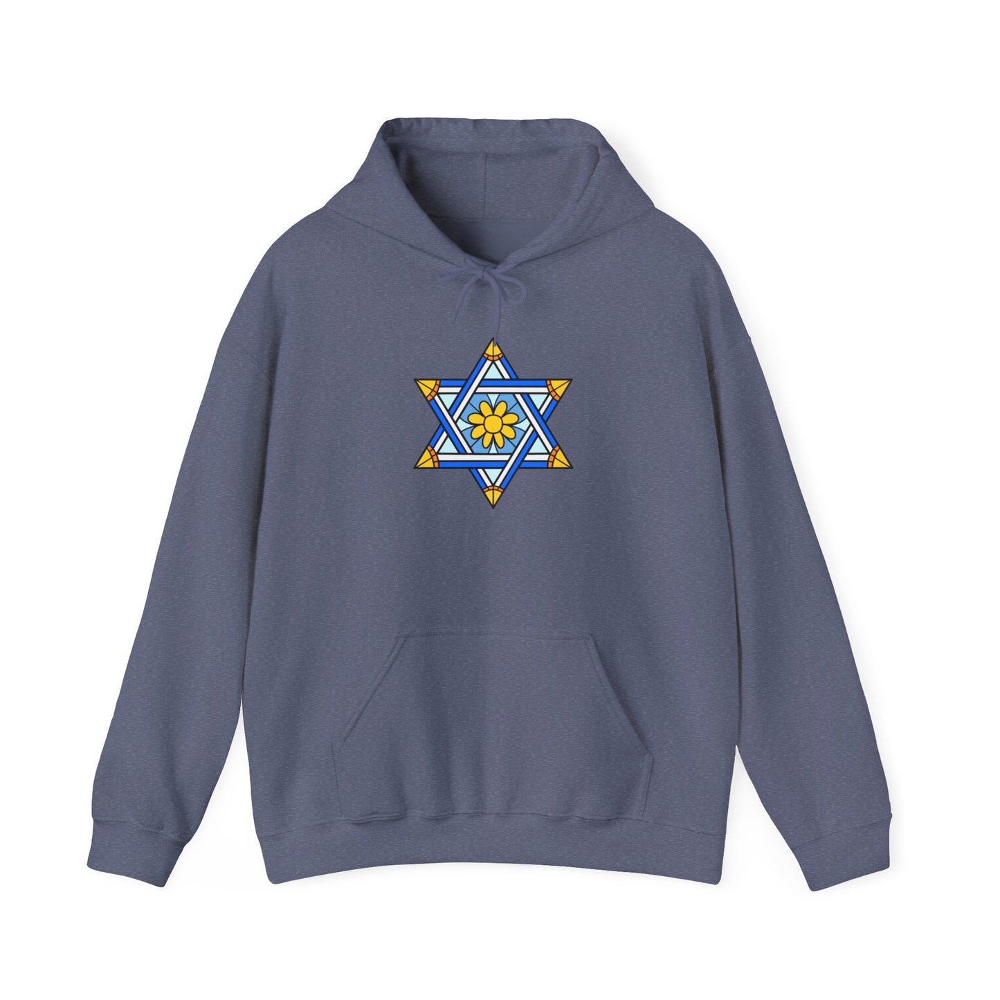 Star of David Unisex Heavy Blend™ Hooded Sweatshirt