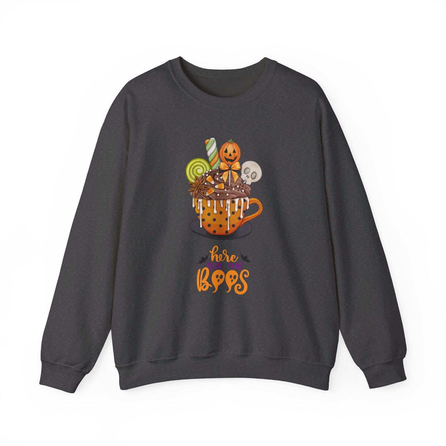 Here for the Boos Unisex Heavy Blend™ Crewneck Sweatshirt