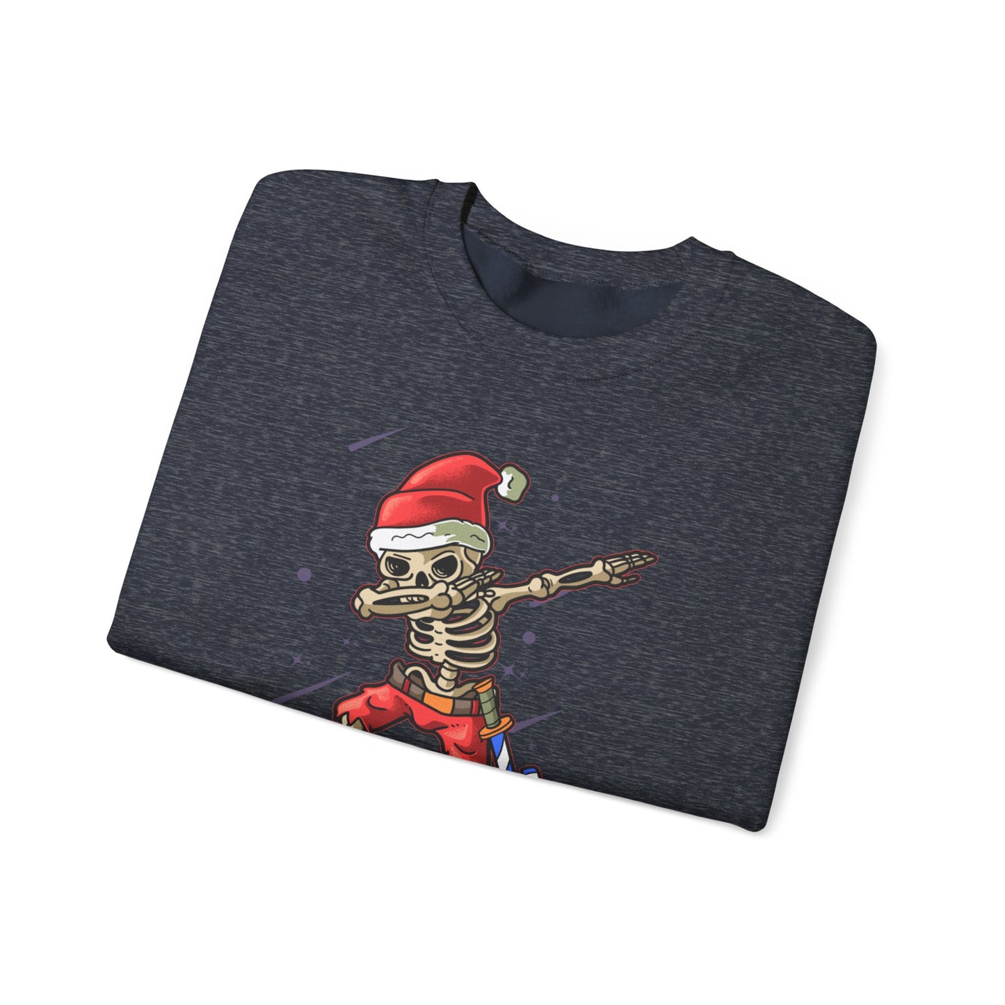 Skelly Dabbin Santa Unisex Heavy Blend™ Crewneck Sweatshirt