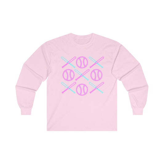 Neon Baseball Unisex Ultra Cotton Long Sleeve Tee