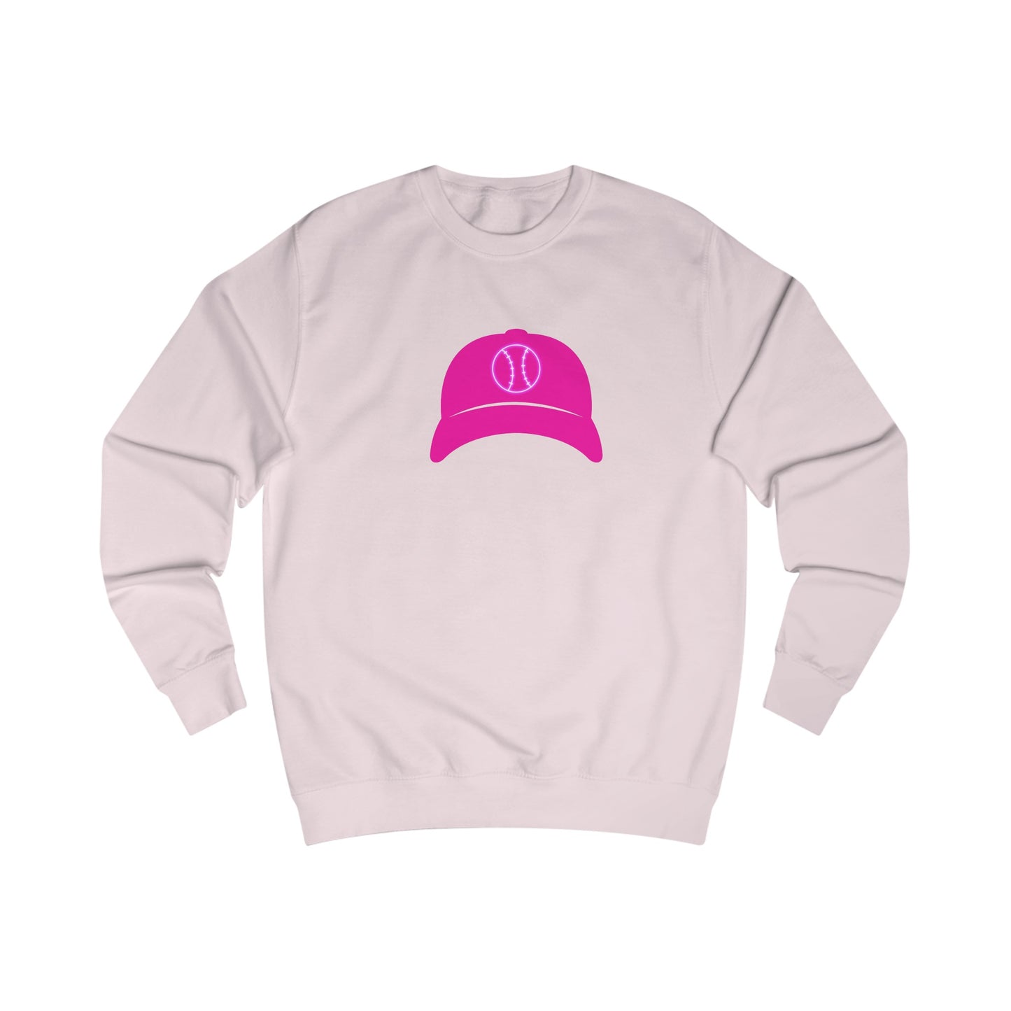 Hot Pink Ballcap Unisex Sweatshirt