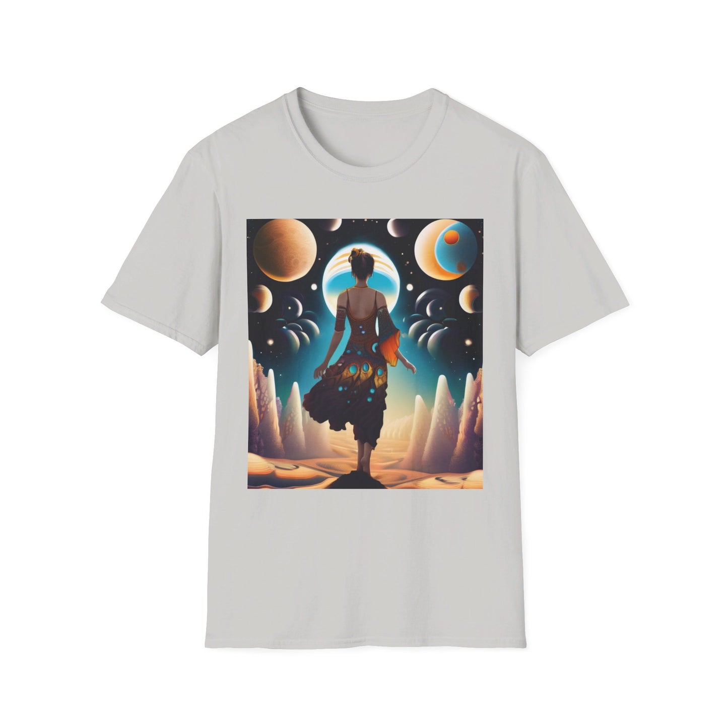 Space Girl Unisex Softstyle T-Shirt