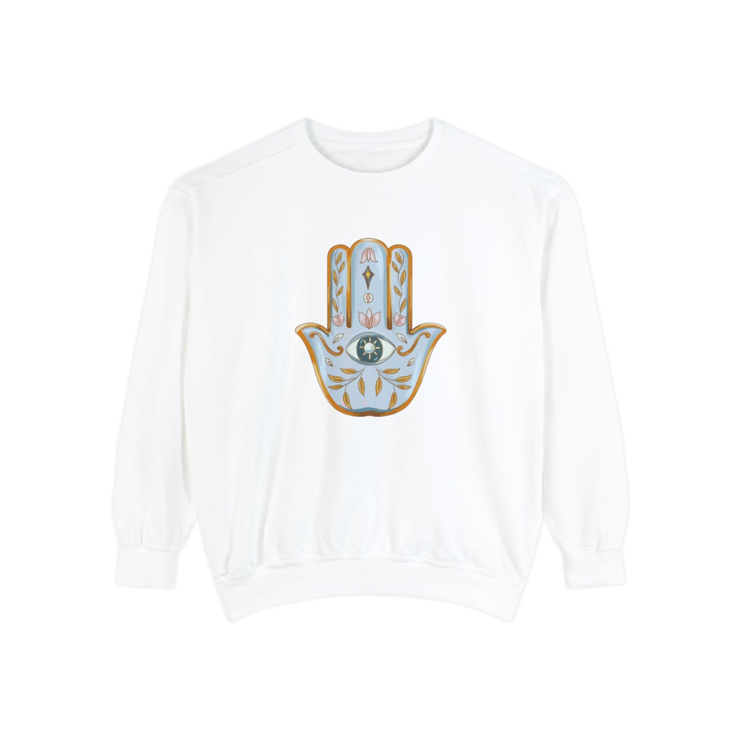 Hamsa Unisex Garment-Dyed Sweatshirt