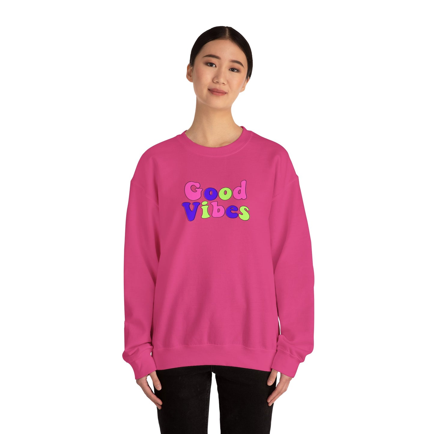 Good Vibes Unisex Heavy Blend™ Crewneck Sweatshirt