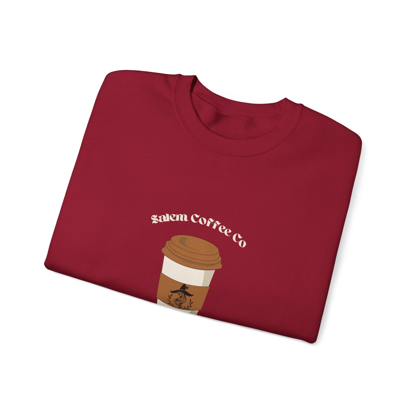 Salem Coffee Co Cup Unisex Heavy Blend™ Crewneck Sweatshirt