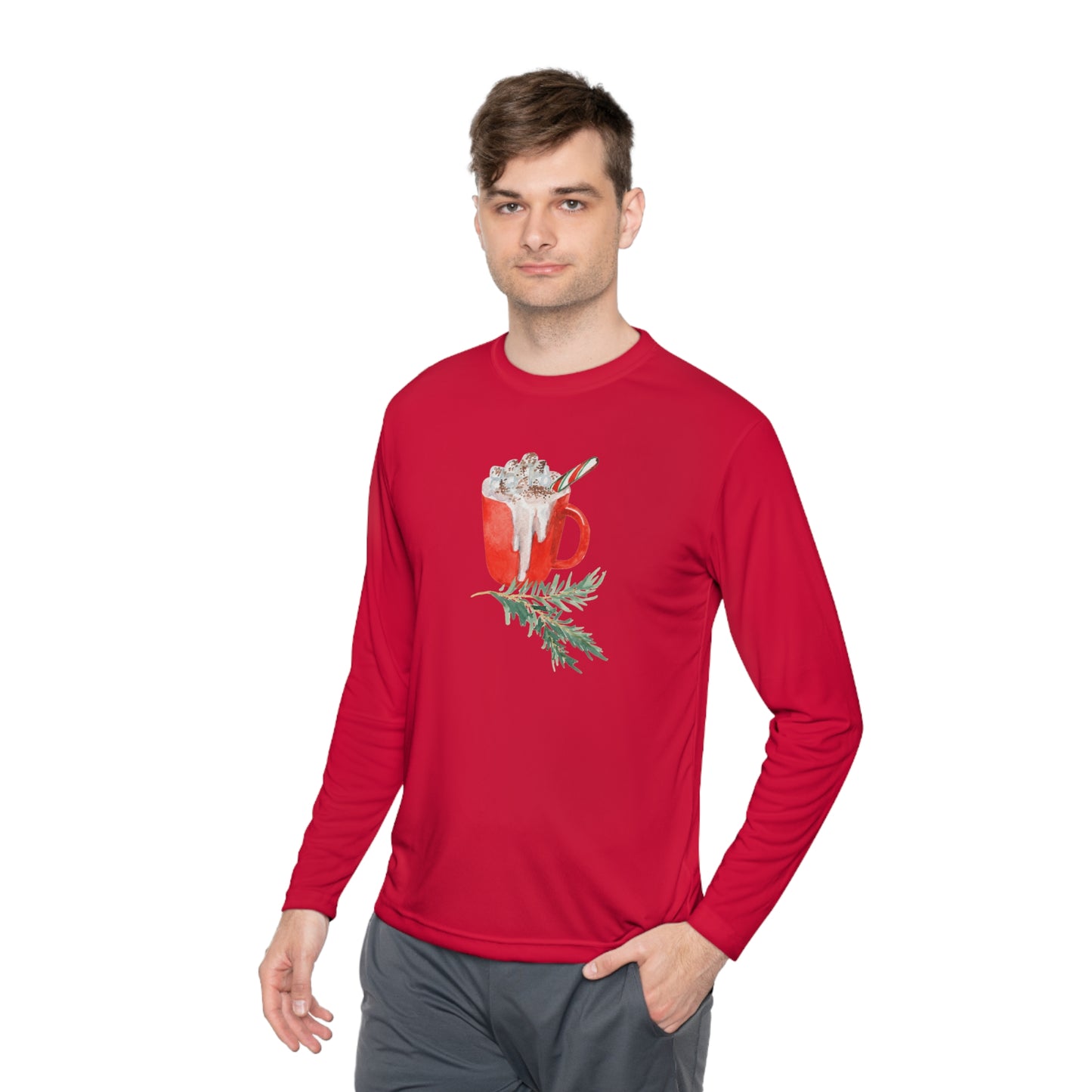 Hot Cocoa Unisex Lightweight Long Sleeve Tee