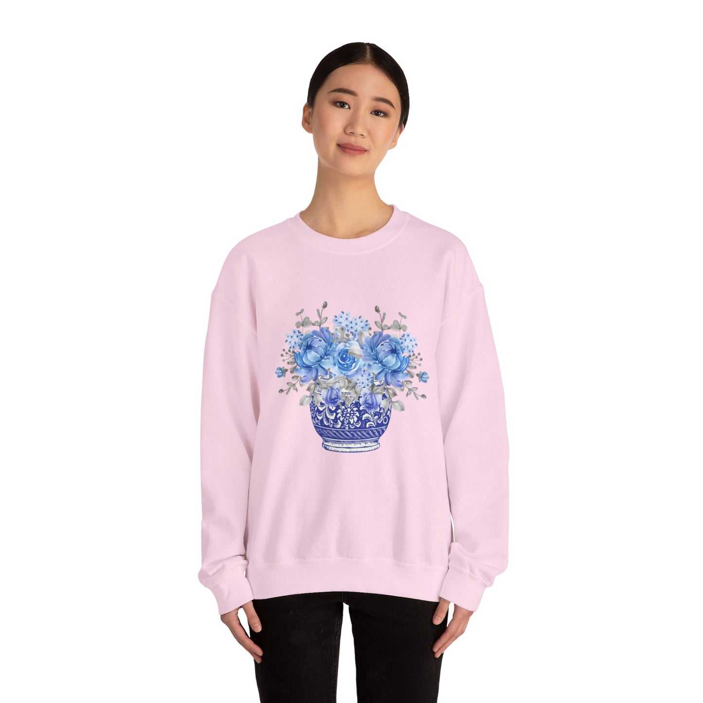 Delft Blue Unisex Heavy Blend™ Crewneck Sweatshirt