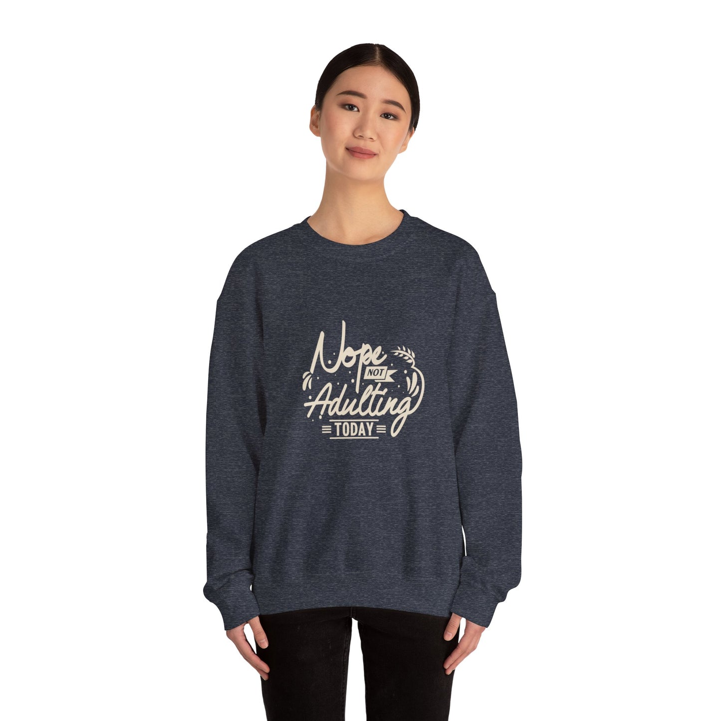 Not Adulting Unisex Heavy Blend™ Crewneck Sweatshirt