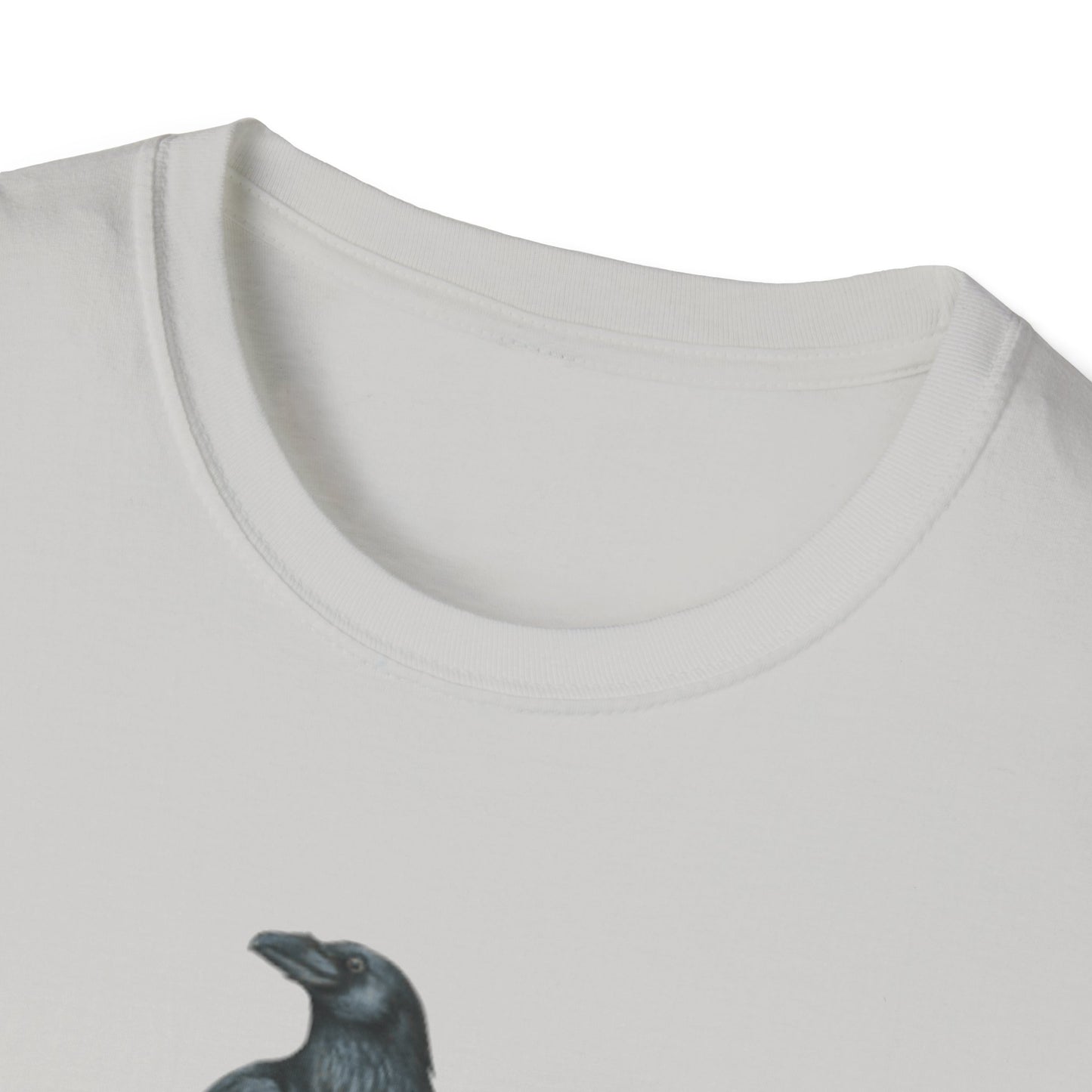 Snake Raven Skull Unisex Softstyle T-Shirt