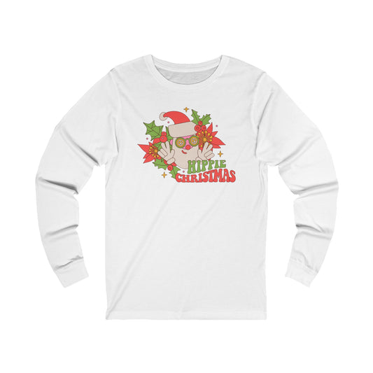 Hippy Christmas Unisex Jersey Long Sleeve Tee