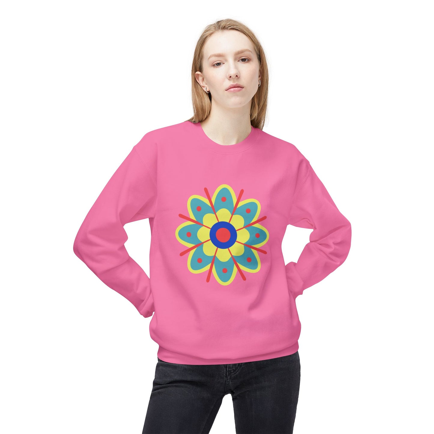 Cactus Unisex Midweight Softstyle Fleece Crewneck Sweatshirt