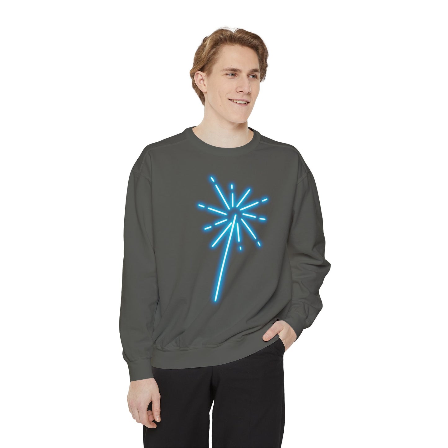 Blue Wishes Unisex Garment-Dyed Sweatshirt