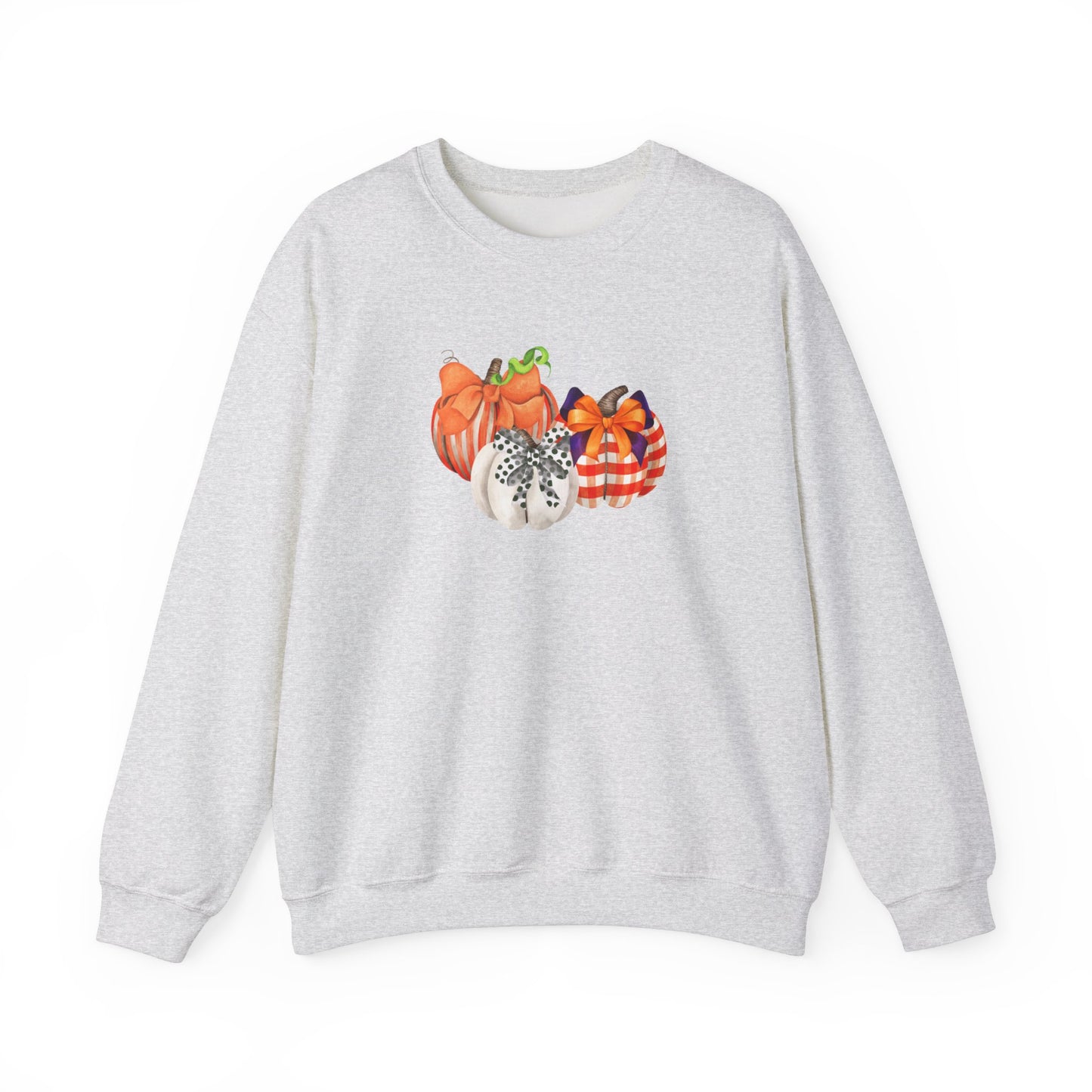 Painted Pumpkins Fall Halloween Thanksgiving Unisex Heavy Blend™ Crewneck Sweatshirt