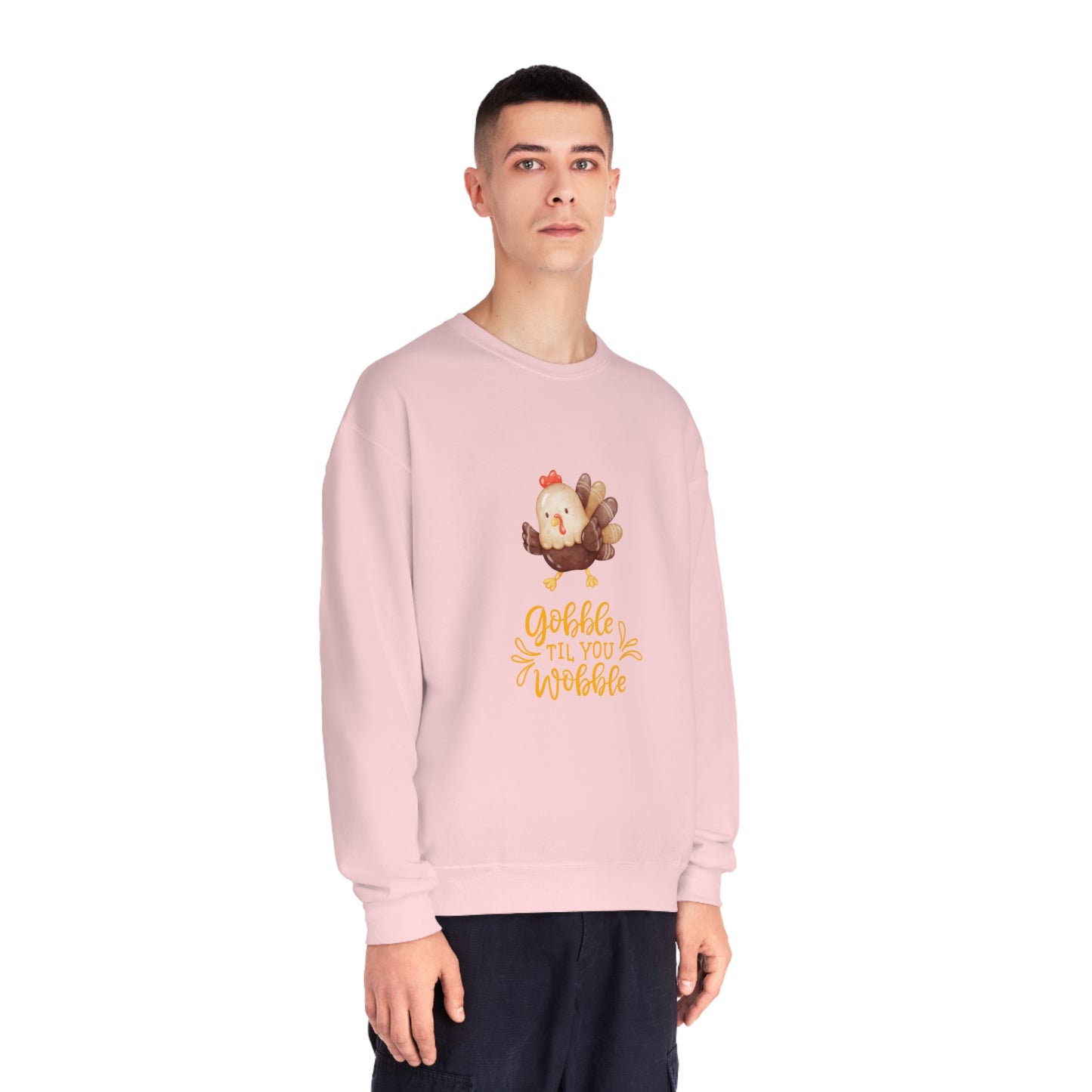 Watercolor Gobble Unisex NuBlend® Crewneck Sweatshirt