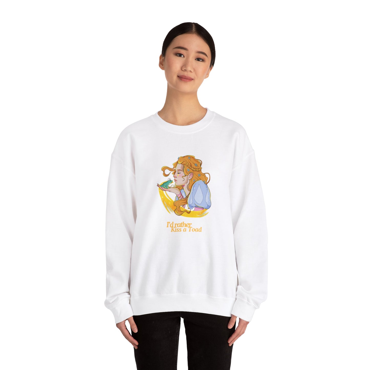 Kiss a Toad Unisex Heavy Blend™ Crewneck Sweatshirt