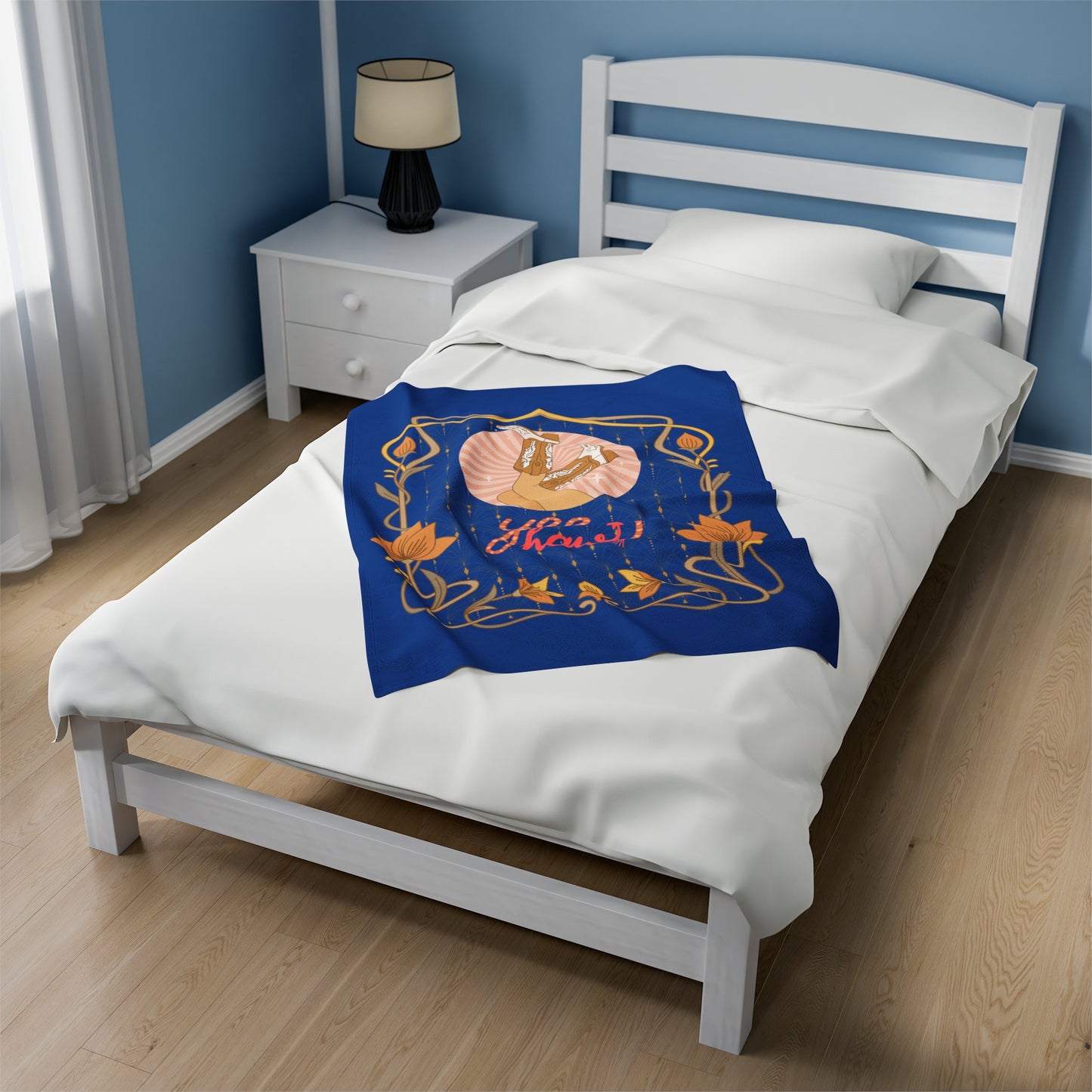 Yee Haw Velveteen Plush Blanket