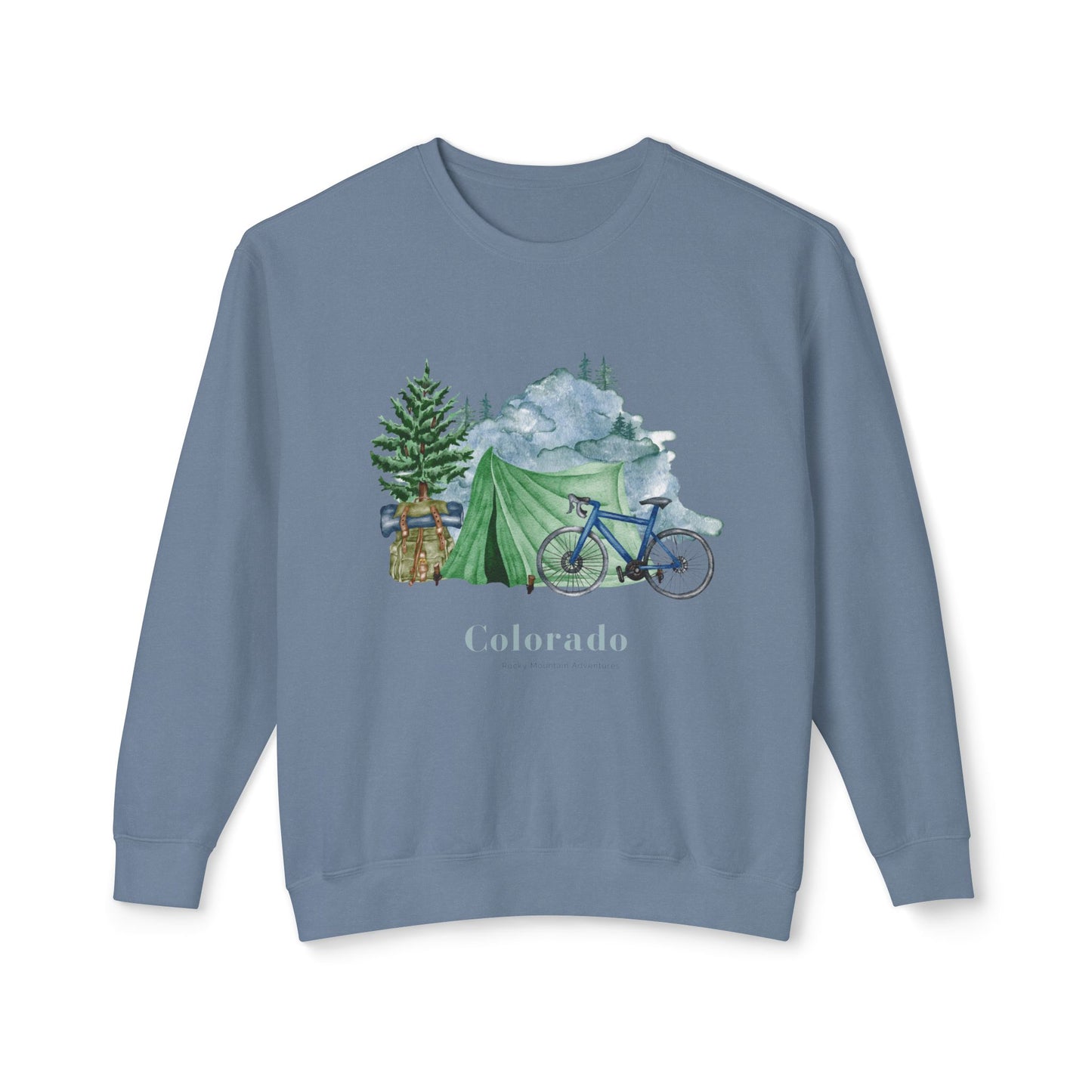 Colorado Camp Unisex Lightweight Crewneck Sweatshirt