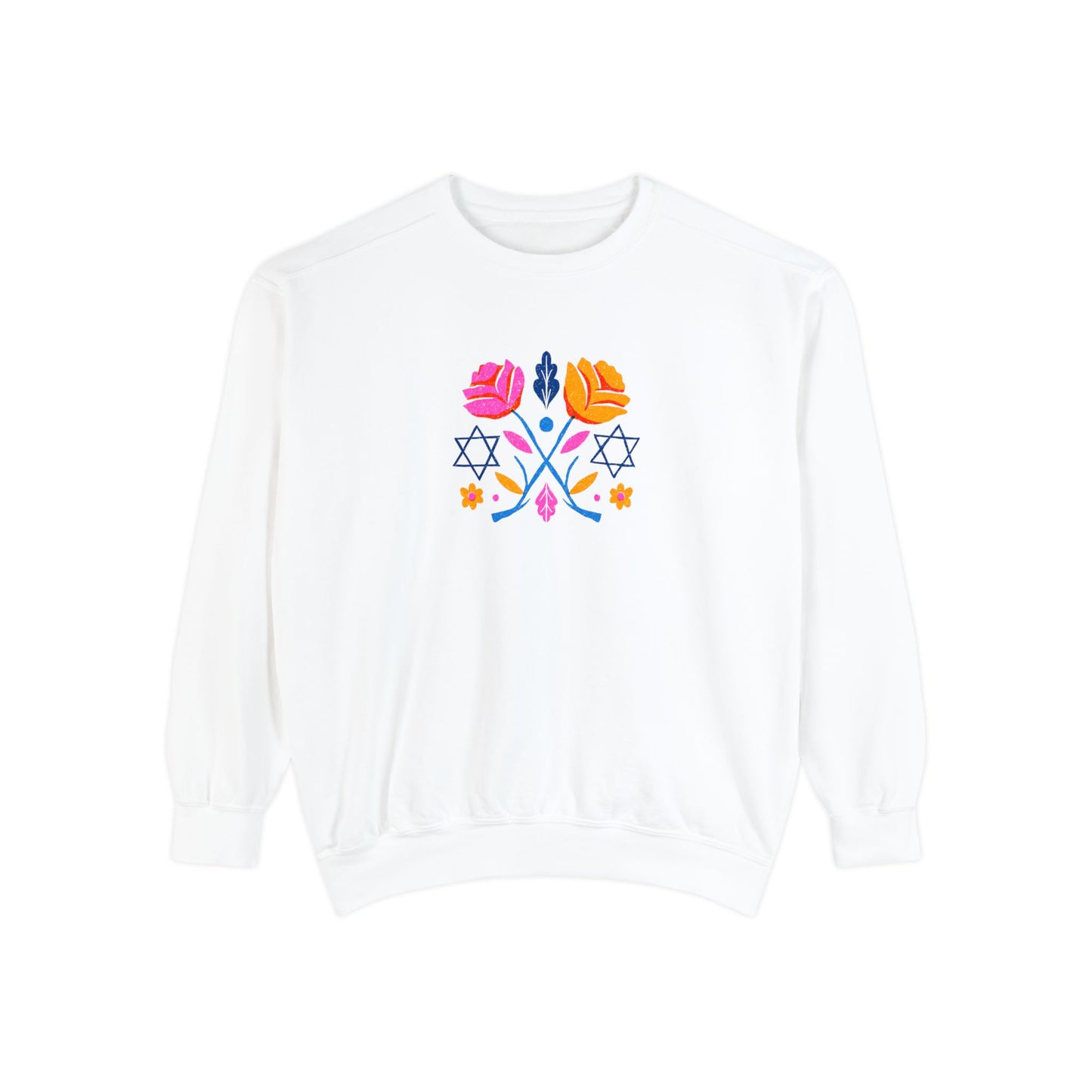 Hanukkah Unisex Garment-Dyed Sweatshirt