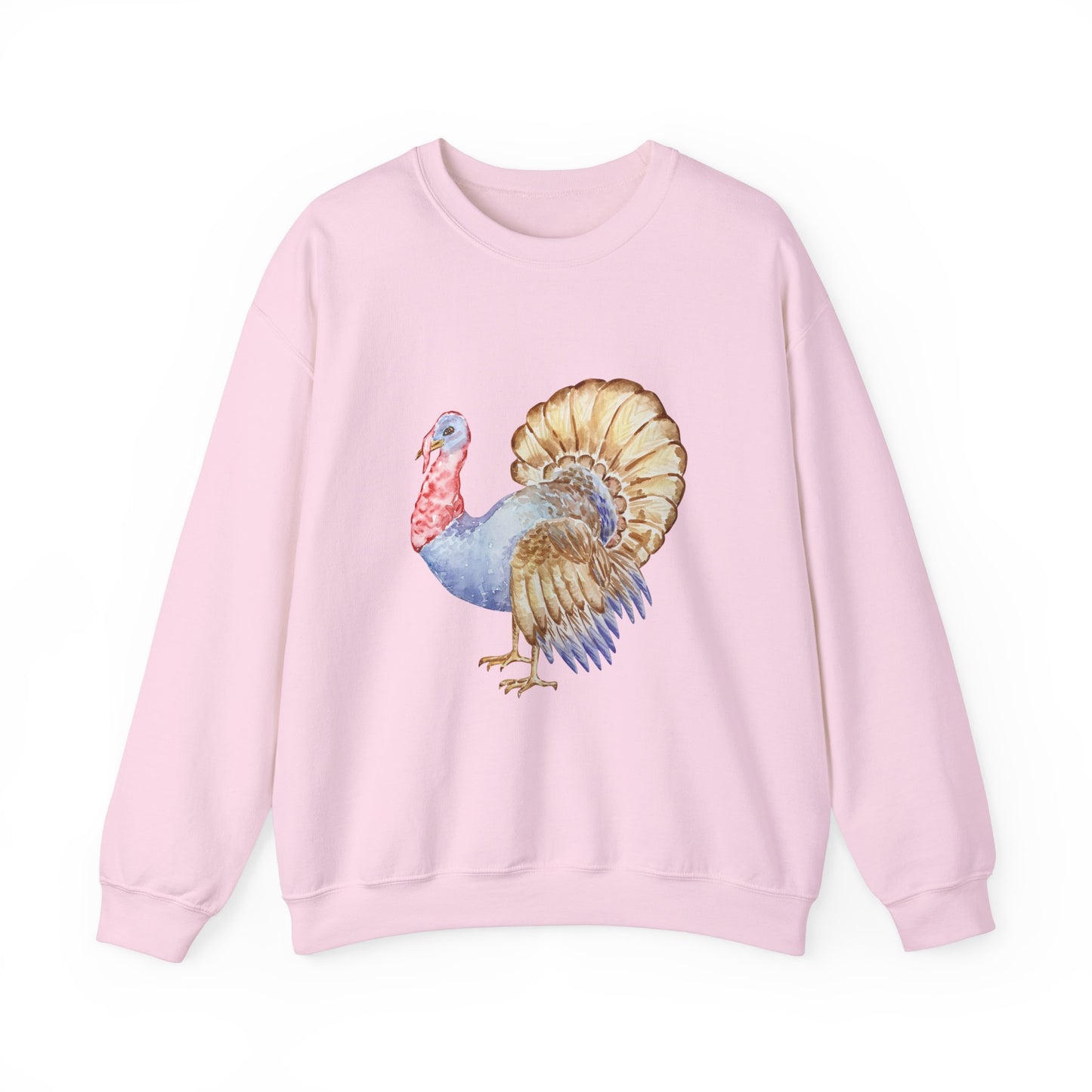 Watercolor Turkey Unisex Heavy Blend™ Crewneck Sweatshirt