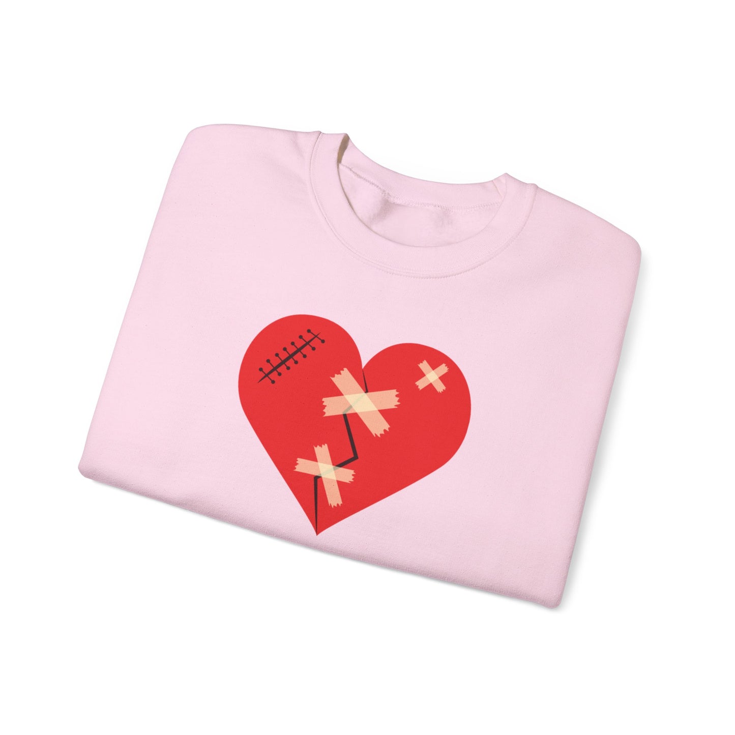 Warning Heartbreak Unisex Heavy Blend™ Crewneck Sweatshirt