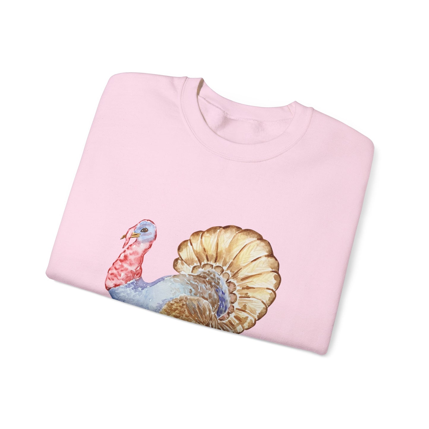 Watercolor Turkey Unisex Heavy Blend™ Crewneck Sweatshirt