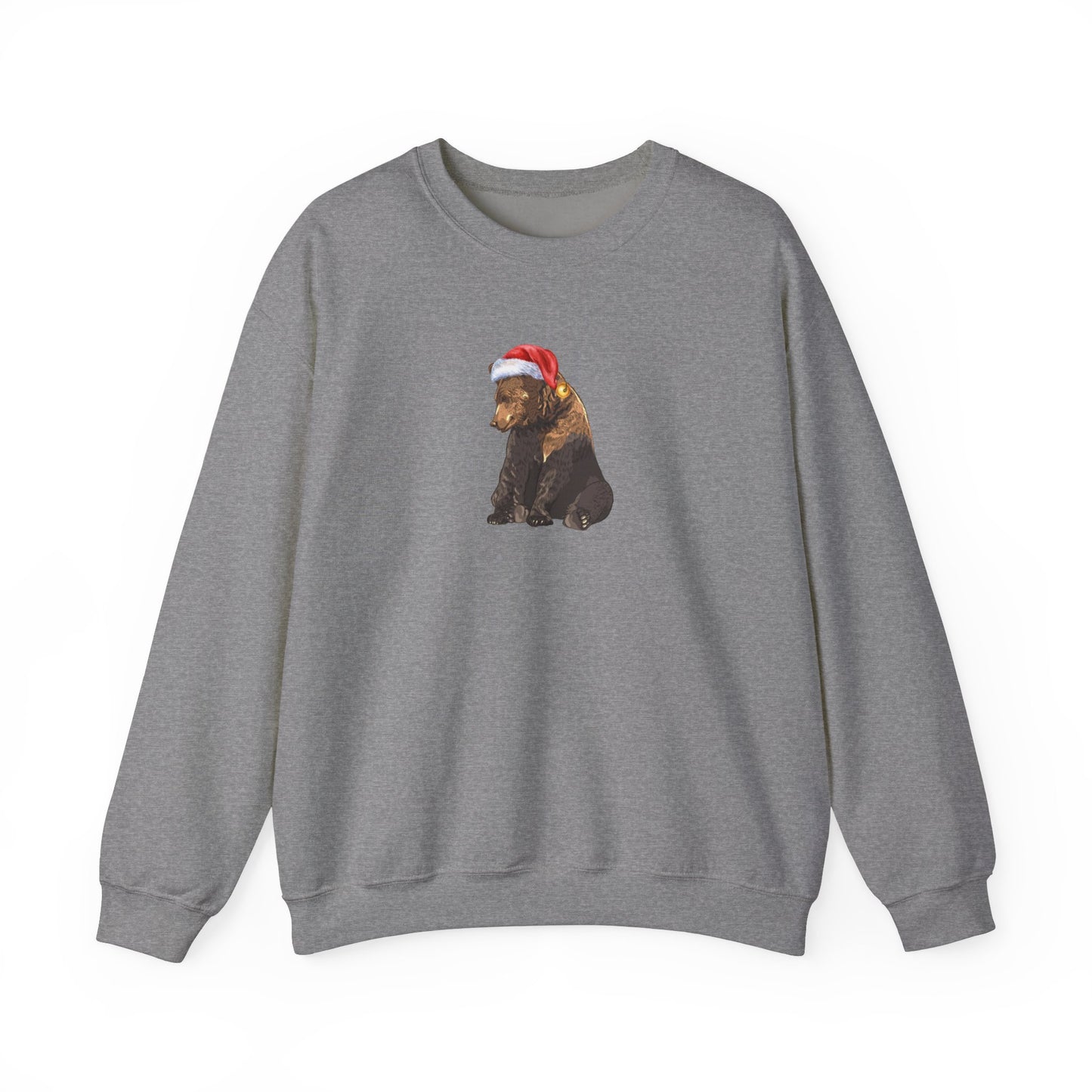 She Chose the Bear Santa Unisex Heavy Blend™ Crewneck Sweatshirt