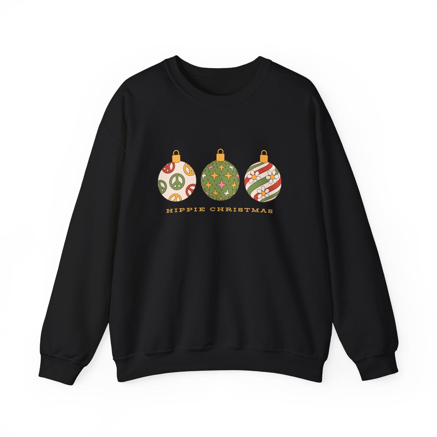 Hippie Christmas Unisex Heavy Blend™ Crewneck Sweatshirt