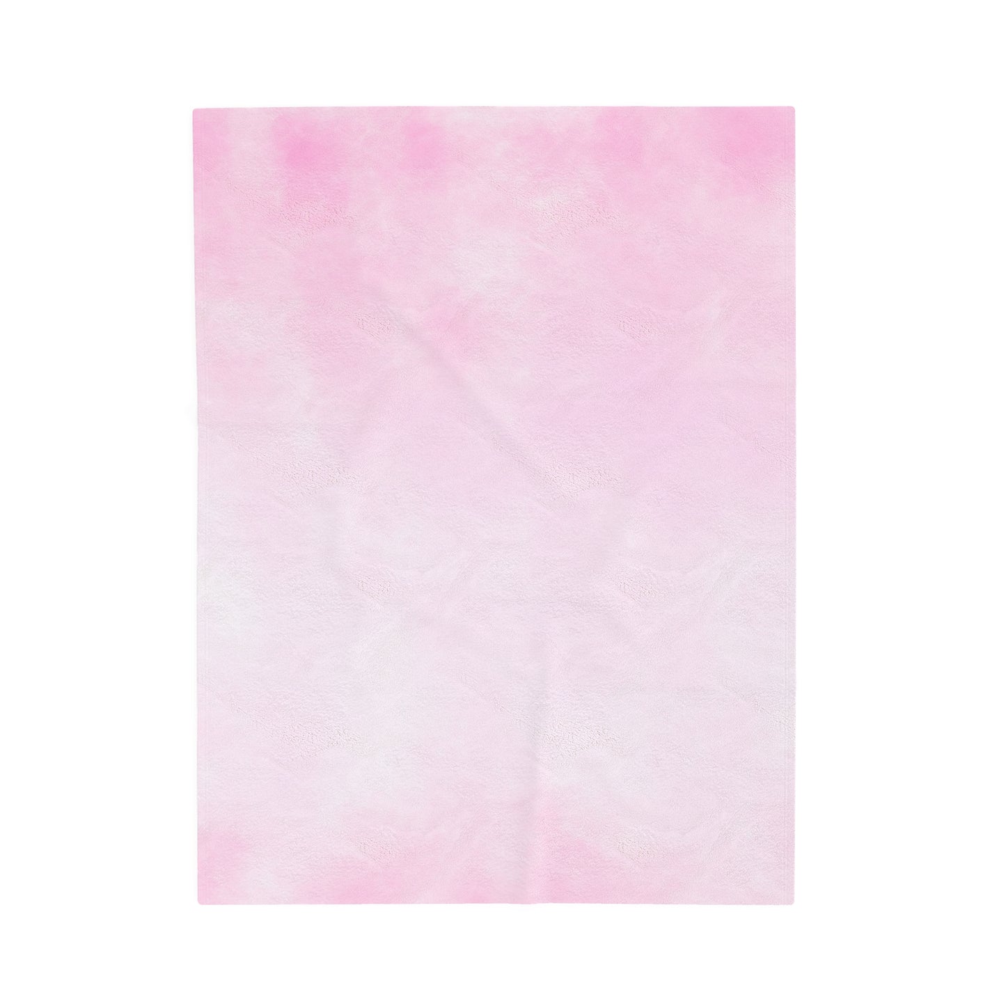 Pink Fade Velveteen Plush Blanket