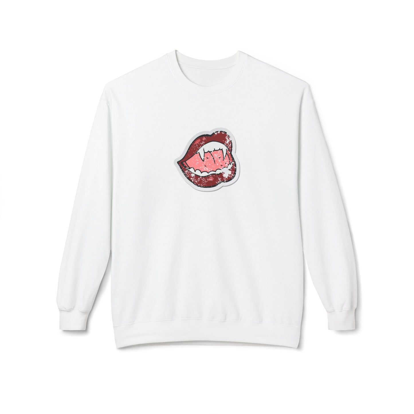 Stone Cold Bite Unisex Midweight Softstyle Fleece Crewneck Sweatshirt