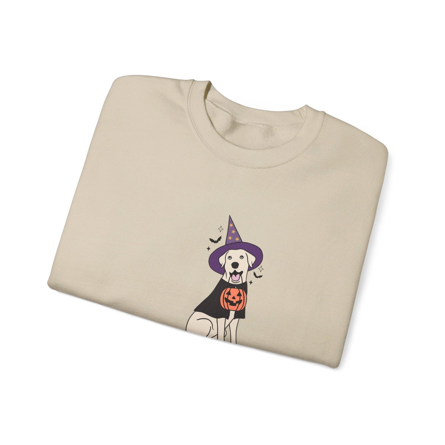 Retriever Witch Unisex Heavy Blend™ Crewneck Sweatshirt