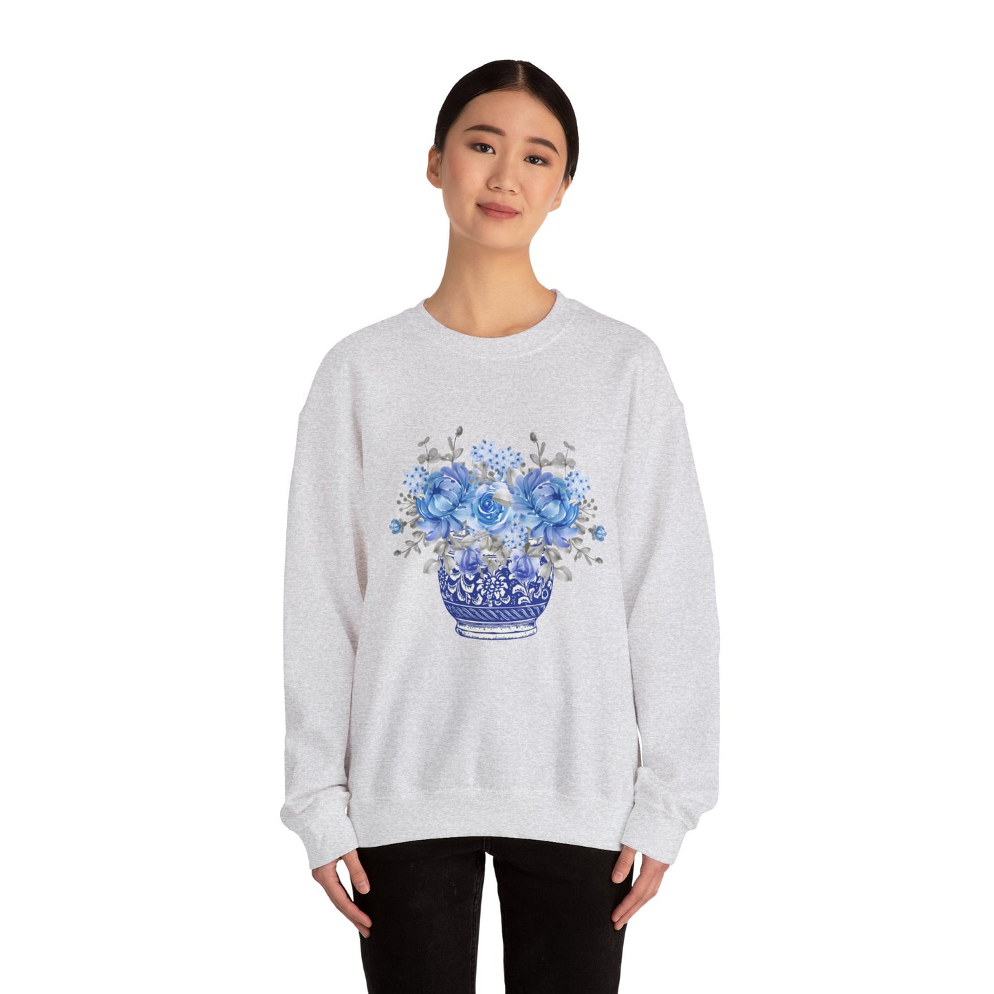 Delft Blue Unisex Heavy Blend™ Crewneck Sweatshirt