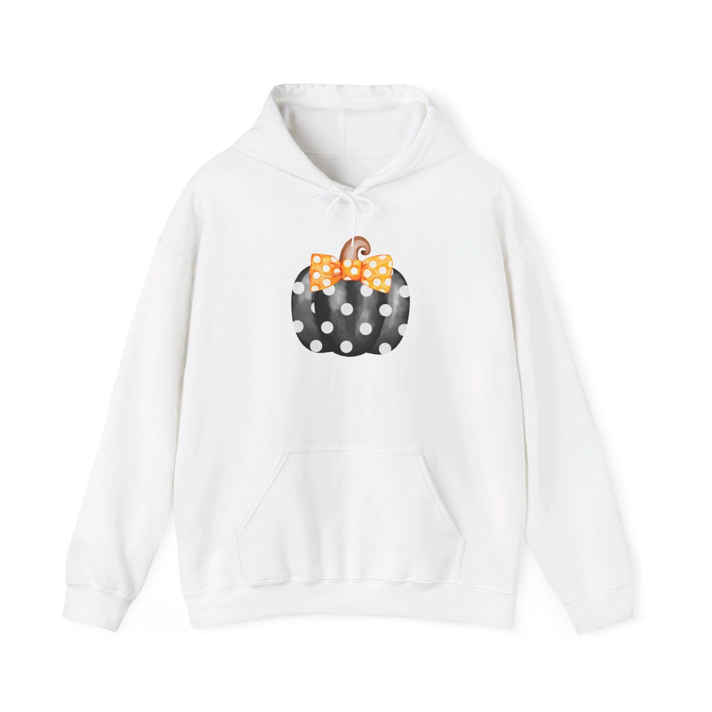 Polka Dot Pumpkin Unisex Heavy Blend™ Hooded Sweatshirt