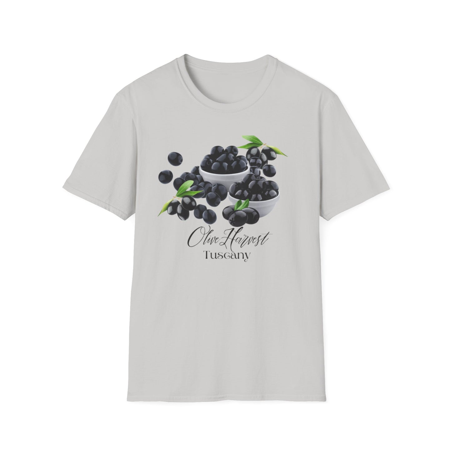 Black Olives Tuscany Unisex Softstyle T-Shirt