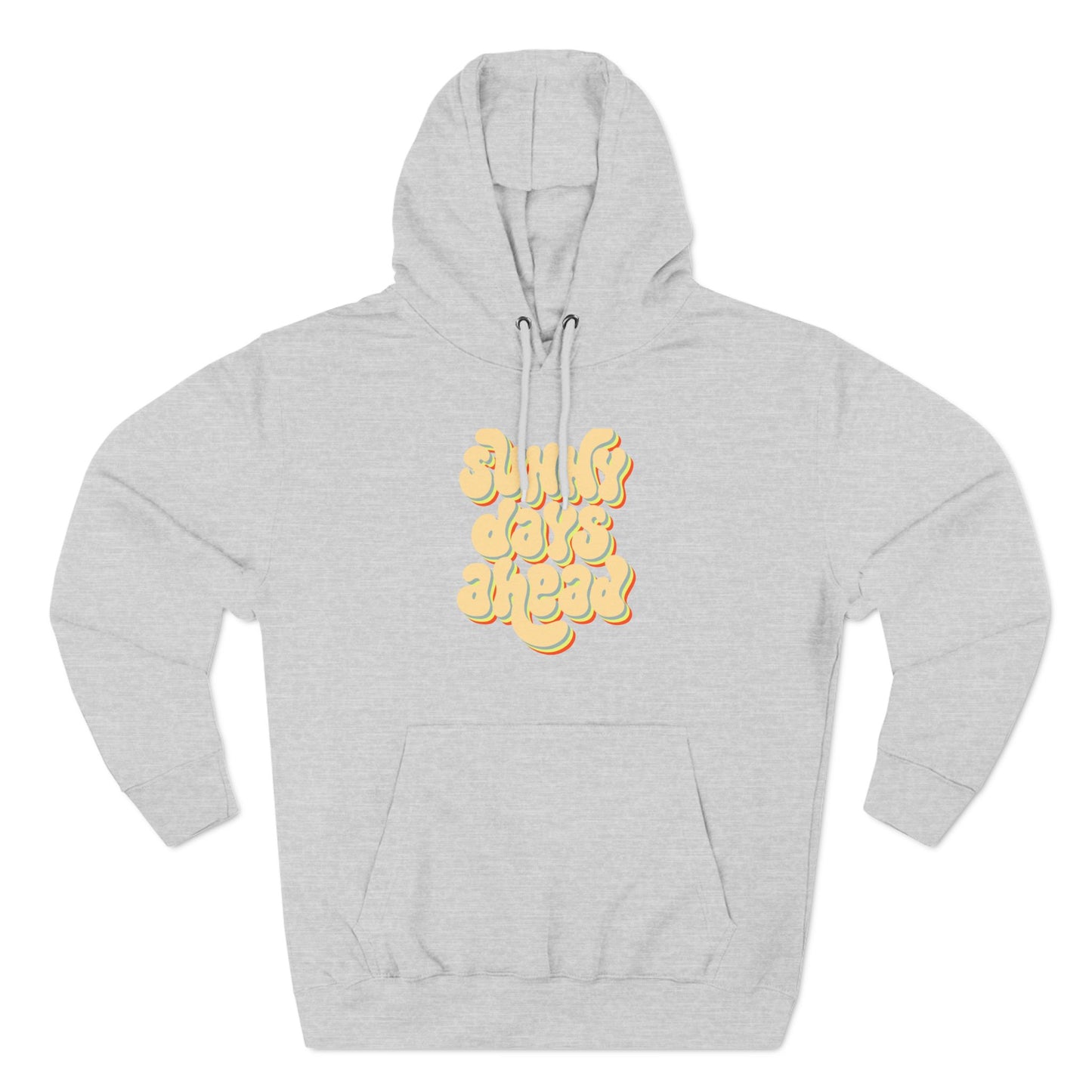 Sunny Days Three-Panel Fleece Hoodie