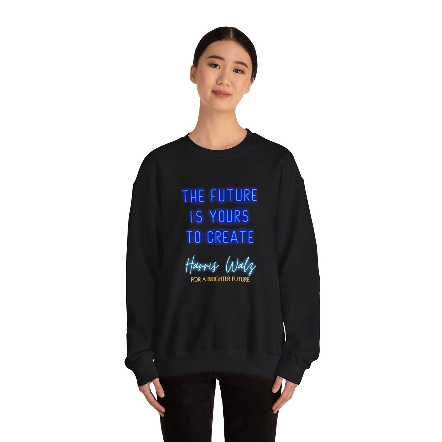 The Future Harris Walz Unisex Heavy Blend™ Crewneck Sweatshirt