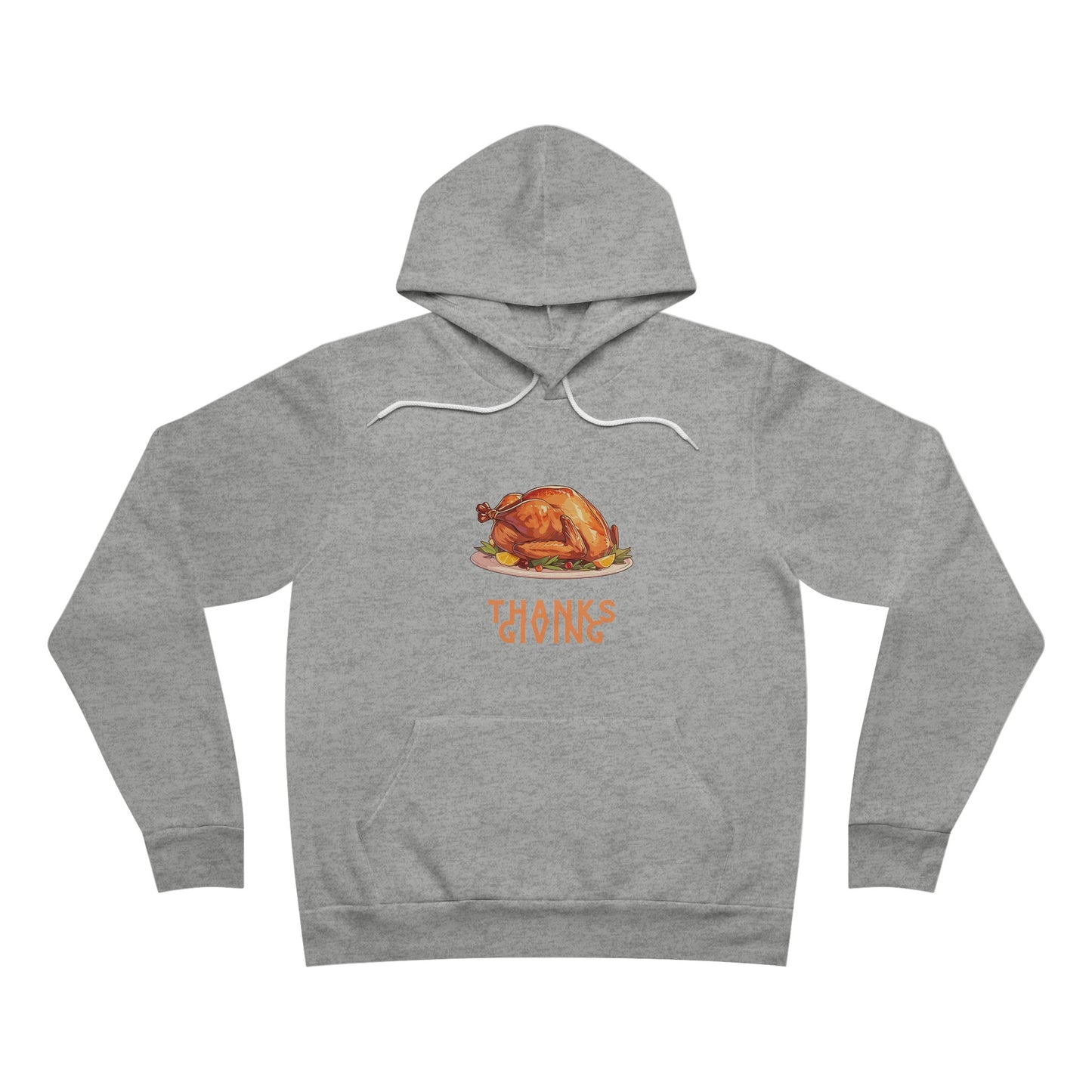 Thanks Giving Retro Turkey Unisex Sponge Fleece Pullover Hoodie