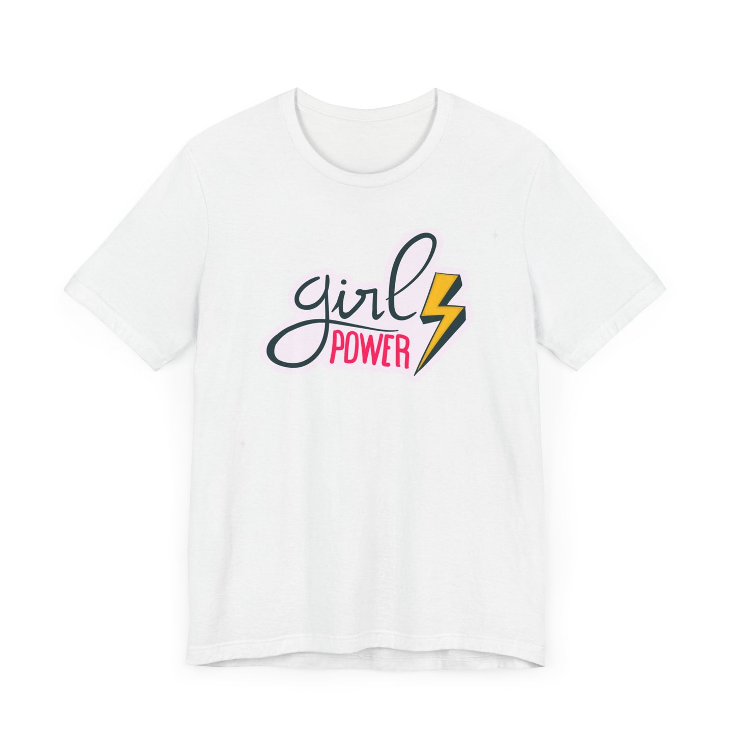 Girl Power Womens Unisex Jersey Short Sleeve Tee