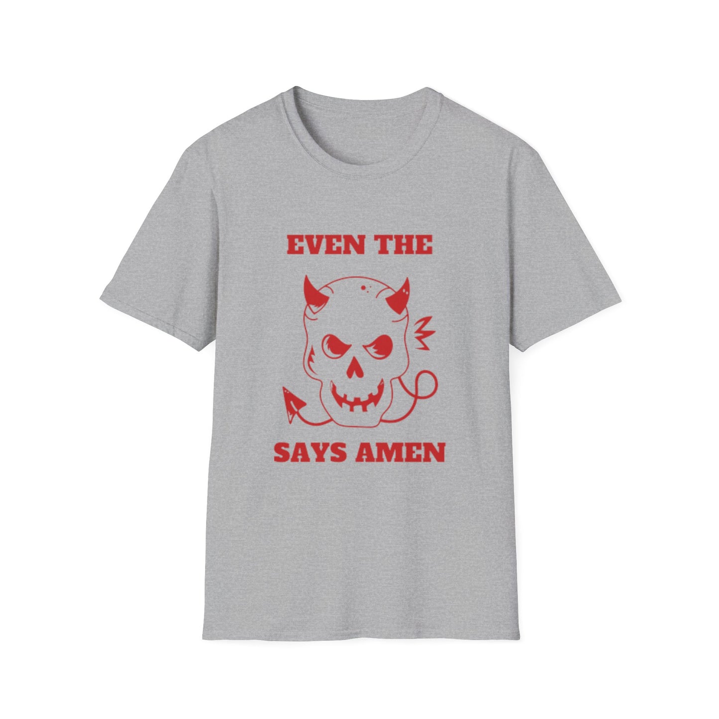 Even the Devil Unisex Softstyle T-Shirt