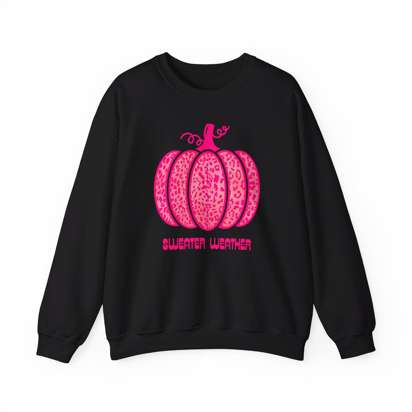 Pink Sweater Weather Unisex Heavy Blend™ Crewneck Sweatshirt