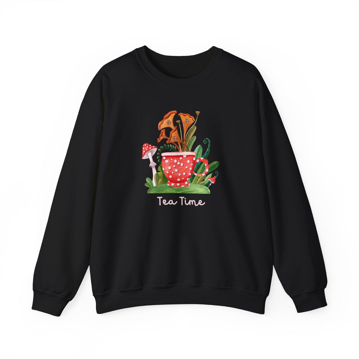 Tea Time Unisex Heavy Blend™ Crewneck Sweatshirt