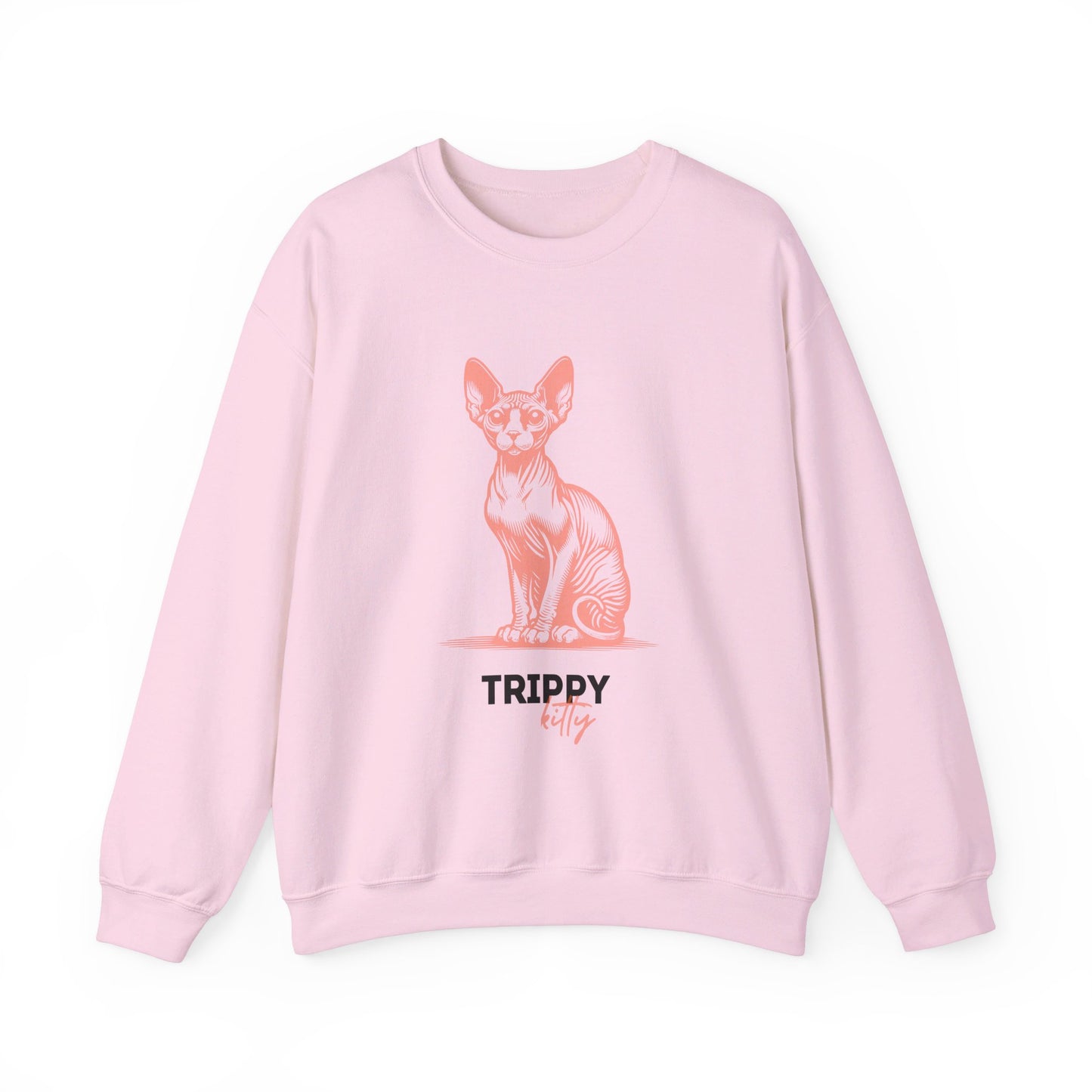 Trippy Kitty Unisex Heavy Blend™ Crewneck Sweatshirt