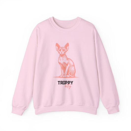 Trippy Kitty Unisex Heavy Blend™ Crewneck Sweatshirt