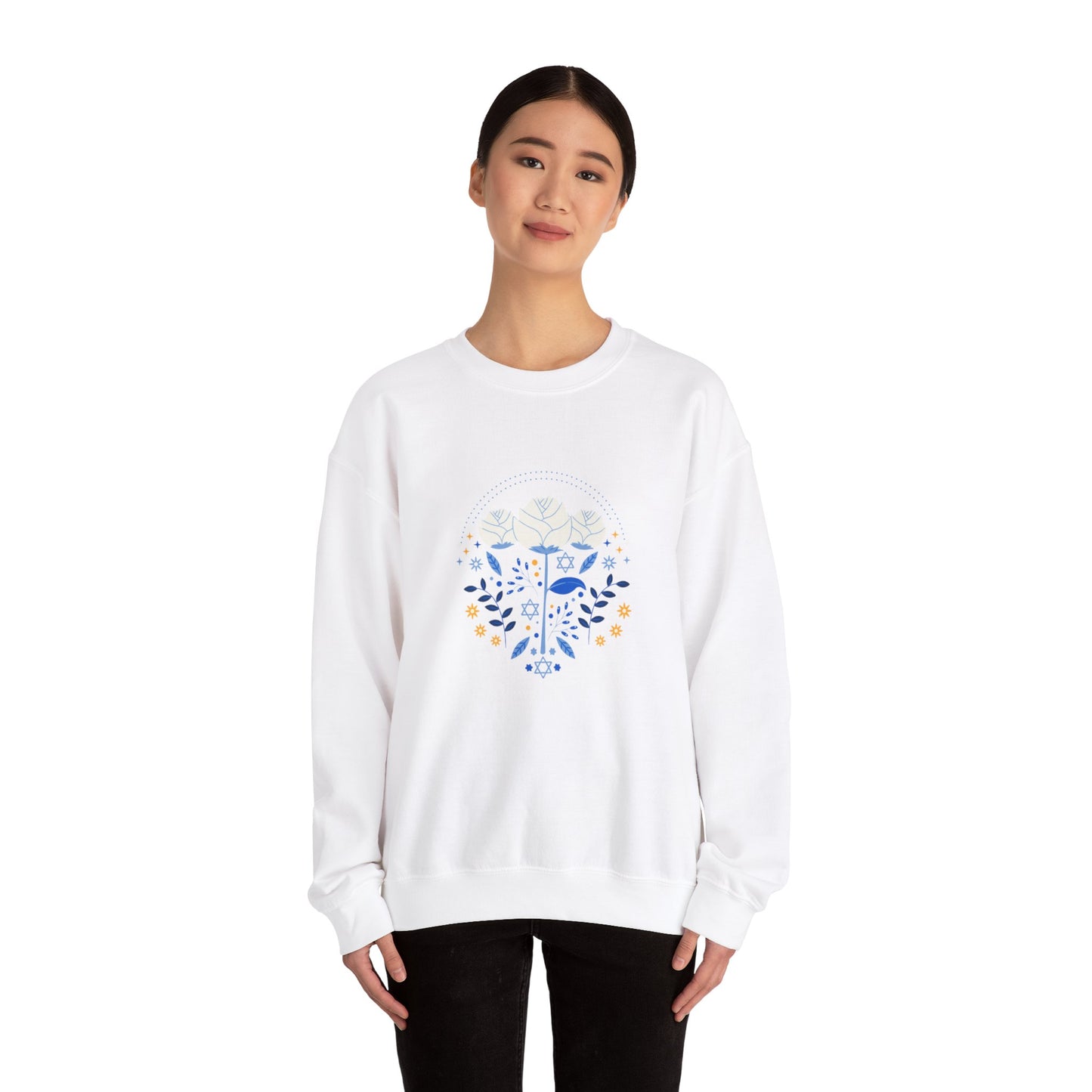 Holiday Blues Unisex Heavy Blend™ Crewneck Sweatshirt