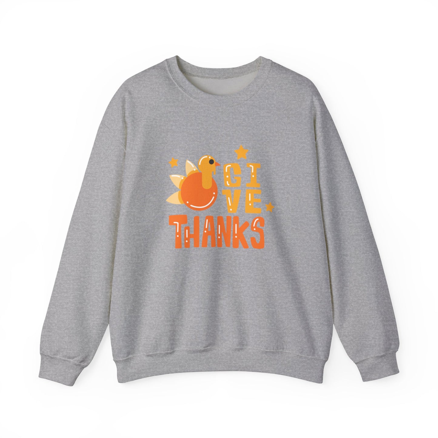 GIVE THANKS Unisex Heavy Blend™ Crewneck Sweatshirt