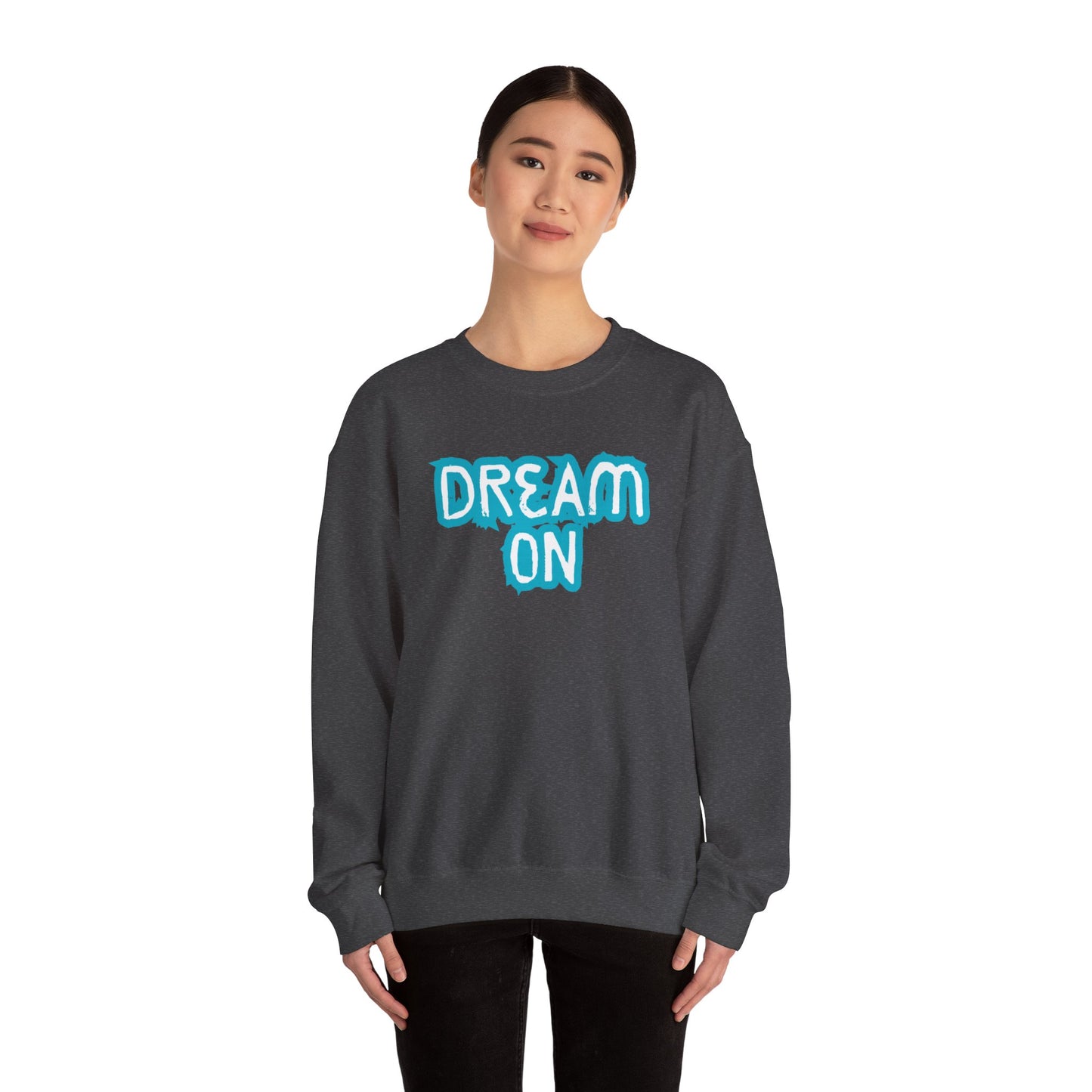 Dream On Unisex Heavy Blend™ Crewneck Sweatshirt