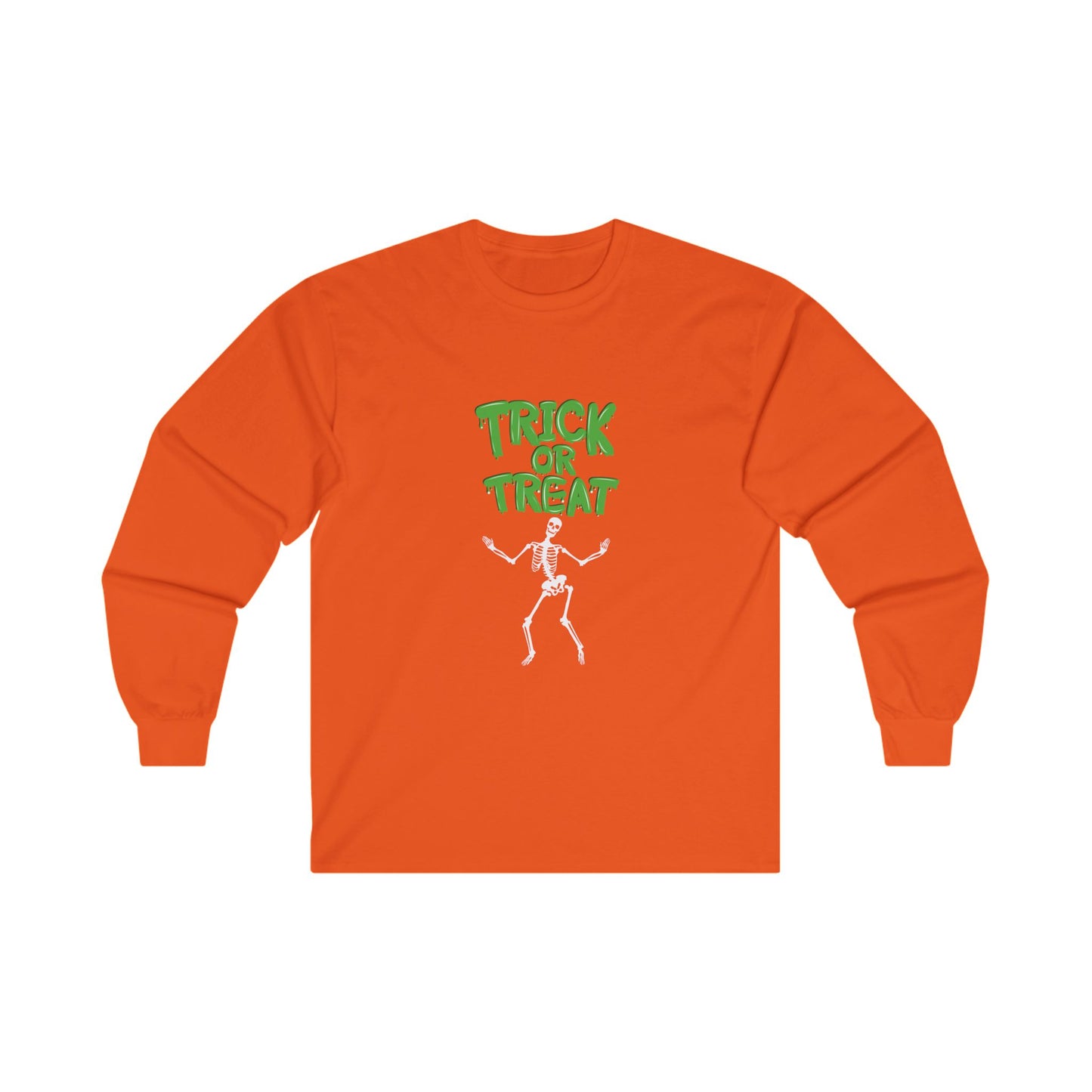 Trick or Treat Skelly Unisex Ultra Cotton Long Sleeve Tee